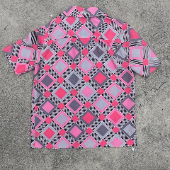 Mod Op-Art Short Sleeve Shirt - Picture 6 of 6